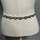 NY Co Silver Square Chain Belt Sm/ XLg