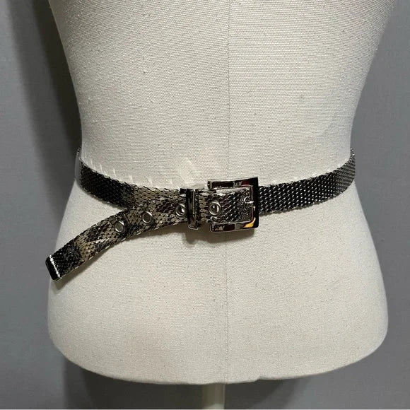 Silver Metal Belt Medium