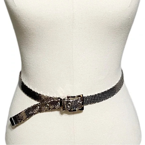 Silver Metal Belt Medium