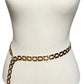Skinny Gold Chain Square Adjustable Belt