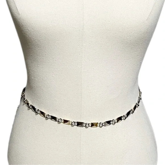 Metal Chain Square Belt Med/Lg