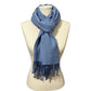 Ann Taylor Light Blue Wool | Cashmere | Silk Scarf