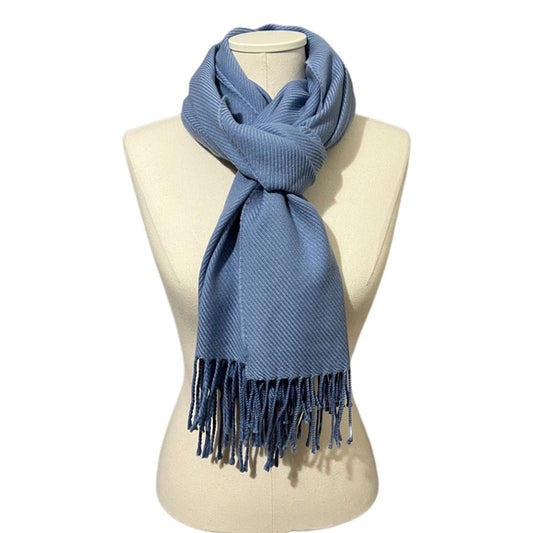 Ann Taylor Light Blue Wool | Cashmere | Silk Scarf