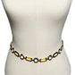 Gold And Silver Metal Chain Belt Sm/Med