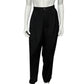 Black 100% Silk High Waisted Light Weight Pants Sz- XL