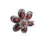 Pink | Silver Flower Brooch