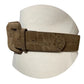 Vintage Chetta B Brown Genuine Leather Textured Wide Belt Sz-10
