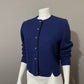 Vintage Field Manor Blue Boiled Wool Sweater Sz-14
