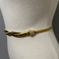 Vintage Gold Braided Skinny Metal Belt Size-Small