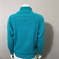 Vintage Keynotes Green Silk Lambswool Angora Rabbit Hair Turtleneck Sz-Large