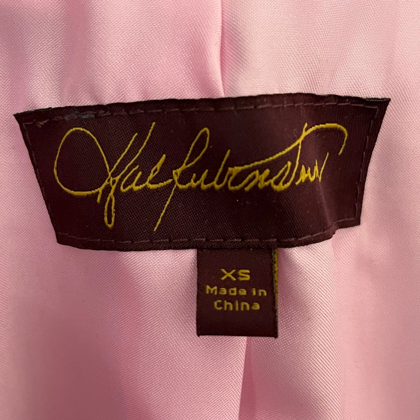 Vintage Pink Suede Leather Jacket Sz-Xtra Small