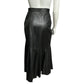 Demir Black Leather Made In Turkey Skirt Size Medium
