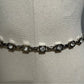 NY Co Silver Square Chain Belt Sm/ XLg