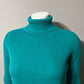 Appleseed’s Green Ribbed Turtleneck Sweater Sz-Small