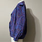 Vintage Ellen Tracy Silk Paisley Print Bomber Jacket Sz-Medium Petite