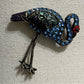 Blue Swan Antique Gold Brooch