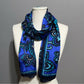 Anne Klein Blue | Green Silk Paisley Scarf
