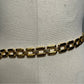 Skinny Gold Chain Square Adjustable Belt