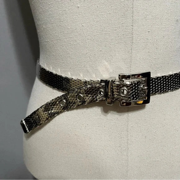 Silver Metal Belt Medium