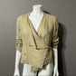 For The Republic Tan 100% Linen Jacket Sz-10