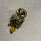 Yellow | Green Owl Brooch