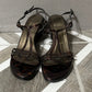 Stuart Weitzman Brown Open Toe Sandals Sz-6 1/2
