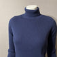Appleseed’s Navy Ribbed Turtleneck Sweater Sz-Small