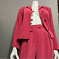 Vintage Via Seta Pink 2 Pc 100% Silk Pant Set Sz-8/10