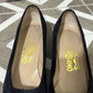 Vintage Salvatore Ferragamo Navy Low Heel Shoe Sz-6 1/2 B