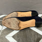 Vintage Salvatore Ferragamo Navy Low Heel Shoe Sz-6 1/2 B