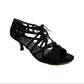 Stuart Weitzman Black Strappy Sandal Sz-6 1/2