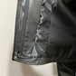 Leather Yvonne & Marie Silver Studded Black Moto Leather Jacket Sz-6 Small