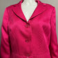 Le Suit Pink Textured Blazer Jacket Sz-18