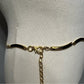 Gold chain scallop shape chain belt