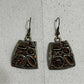 Brown Antique Gold Earring