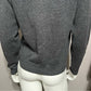 Yarnworks Dark Grey Beaded Knit Cardigan Size Small