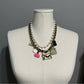 Gold Charm Statement Necklace