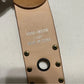 Cognac Wide Belt With Metal Circle Details Large