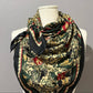 Harve Benard 100% Silk Leaf Print Scarf