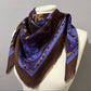 Christian Dior Paisley Floral Pure Wool Scarf OS