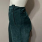 Vintage Pia Rucci Green Suede Leather Pants Sz- 12