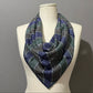 Stripe | Dot Print Silk Scarf