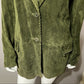 Lord & Taylor Green Suede Leather Blazer/Jacket Sz-22W