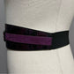 WHBM Purple Leather Lining Textured With Stretch Belt Sz-Small/Medium