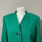 Vintage Kasper Green | Navy 3 button Blazer Sz-14