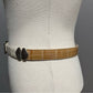 Brighton Cream | Brown Leather Reversible Belt Sz-Medium