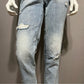 Pistola Distressed Light Wash Boyfriend Jeans Sz-26