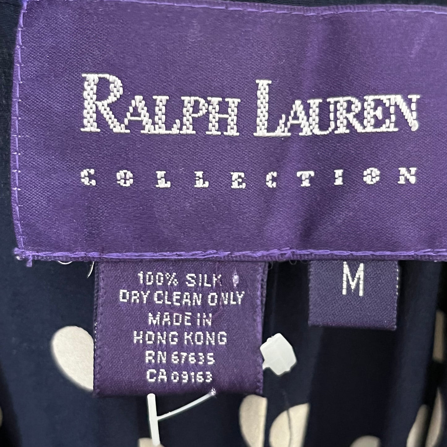 Ralph Lauren Purple Label Navy Blue Silk Drawstring Pants Sz-Medium