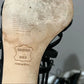 Stuart Weitzman Black Strappy Sandal Sz-6 1/2