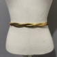 Vintage Gold Braided Skinny Metal Belt Size-Small